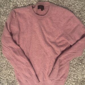 Quince Pink cashmere Crew Neck Sweater